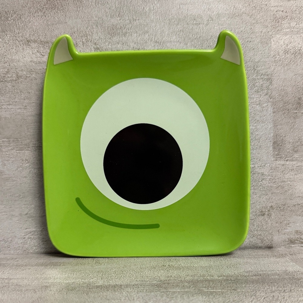 Disney Pixar Mike Wazowski Plate Monsters Inc 30 Years‎ Anniversary Hong Kong